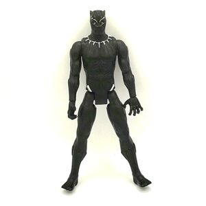 Marvel Avengers Black Panther 12” Action Figure Hasbro Black Silver